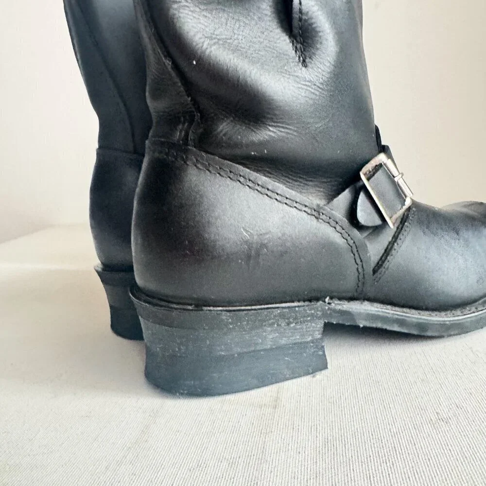 Frye great buckle leather
